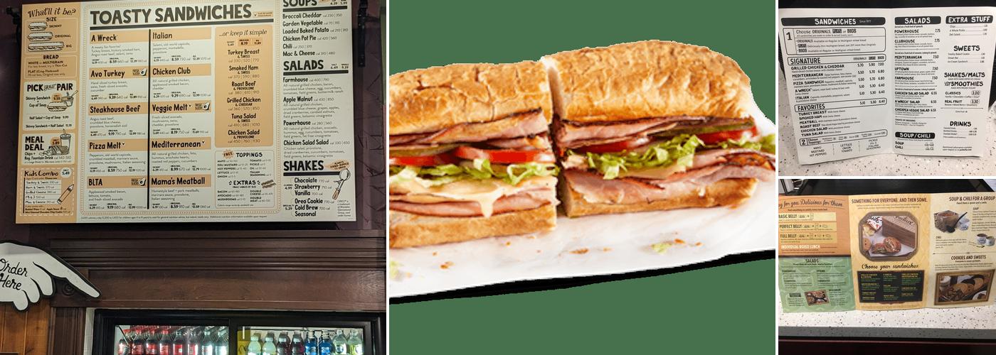 Potbelly Sandwich Shop Menu