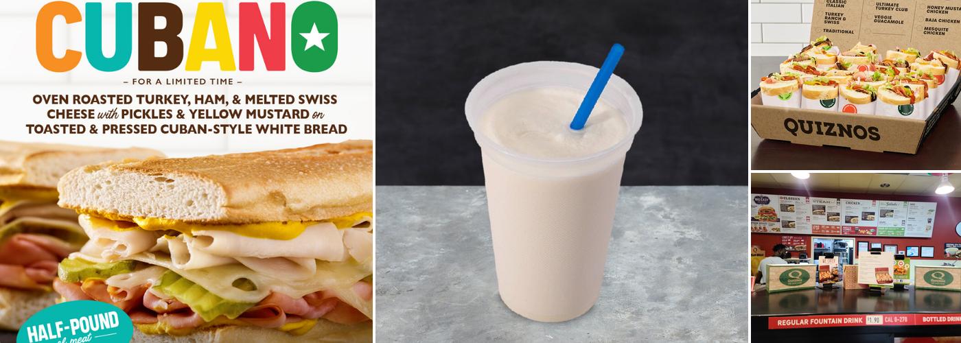 Quiznos Menu
