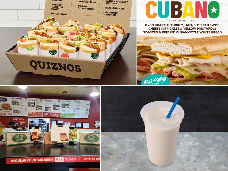 Quiznos Menu