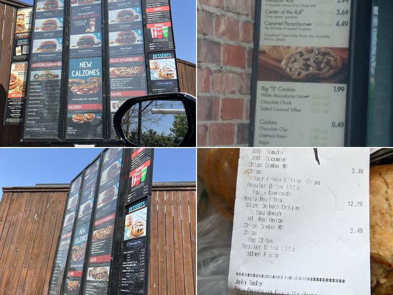 Schlotzsky's Menu