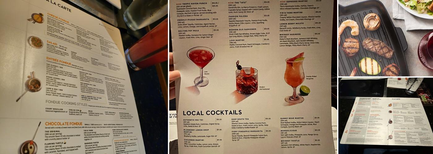 Melting Pot Menu