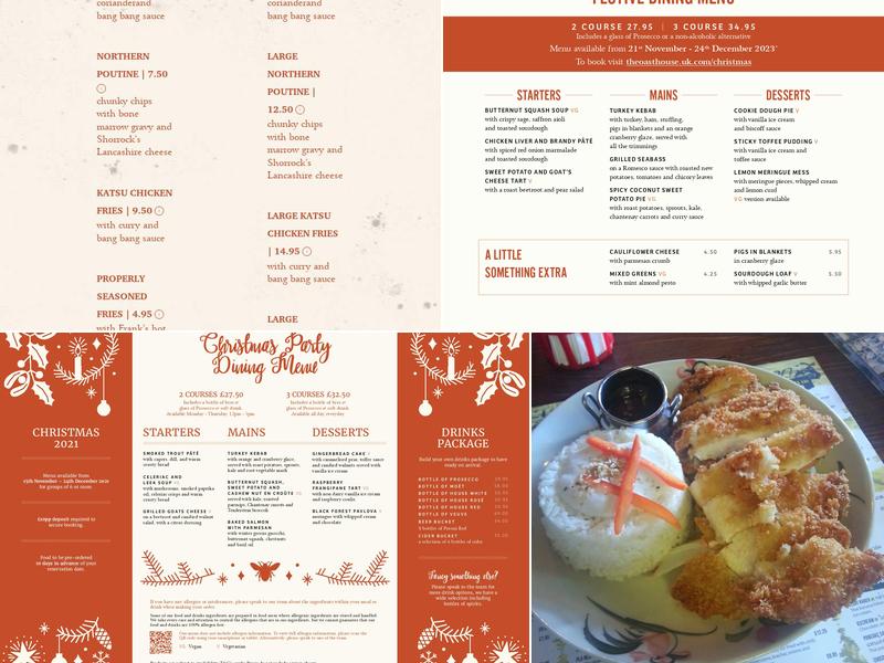 The Oast House Bar & Restaurant Menu