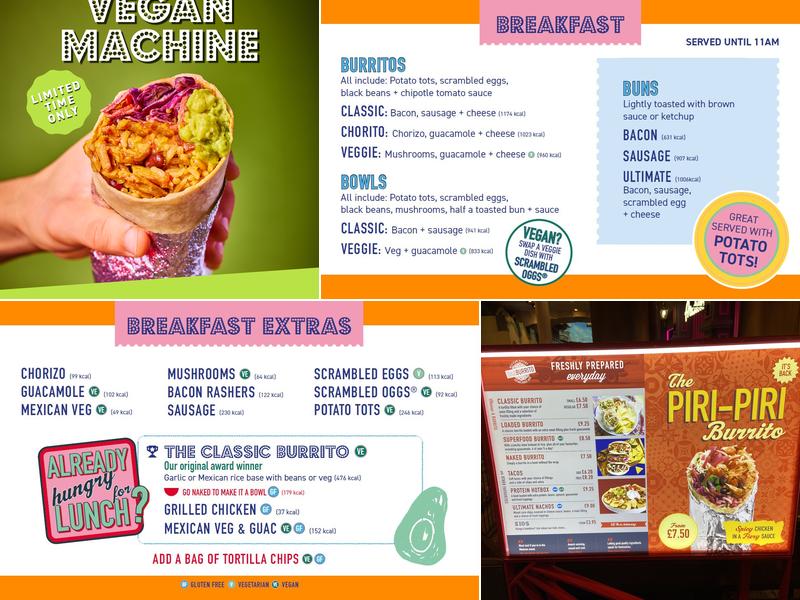 Barburrito Trafford Centre (Upstairs) Menu