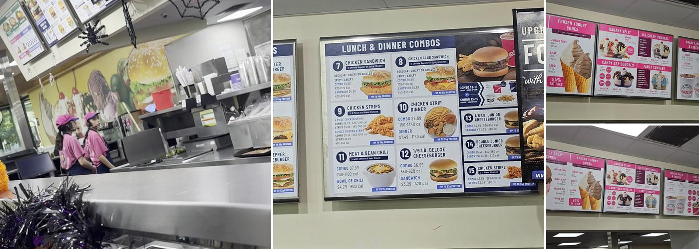 Braum's Ice Cream & Dairy Store Menu