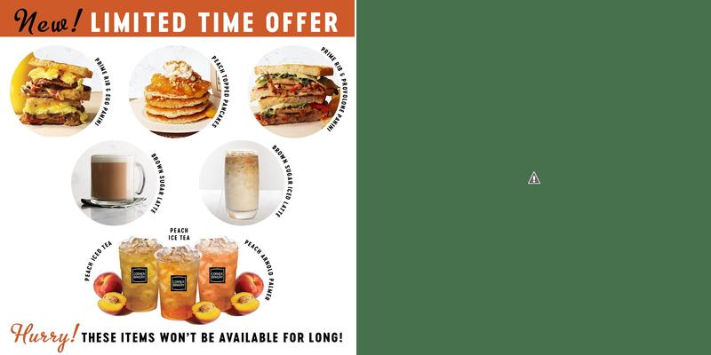 Corner Bakery Menu