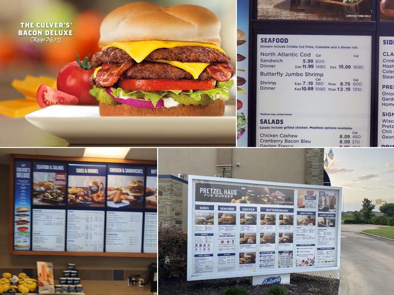 Culver’s Menu