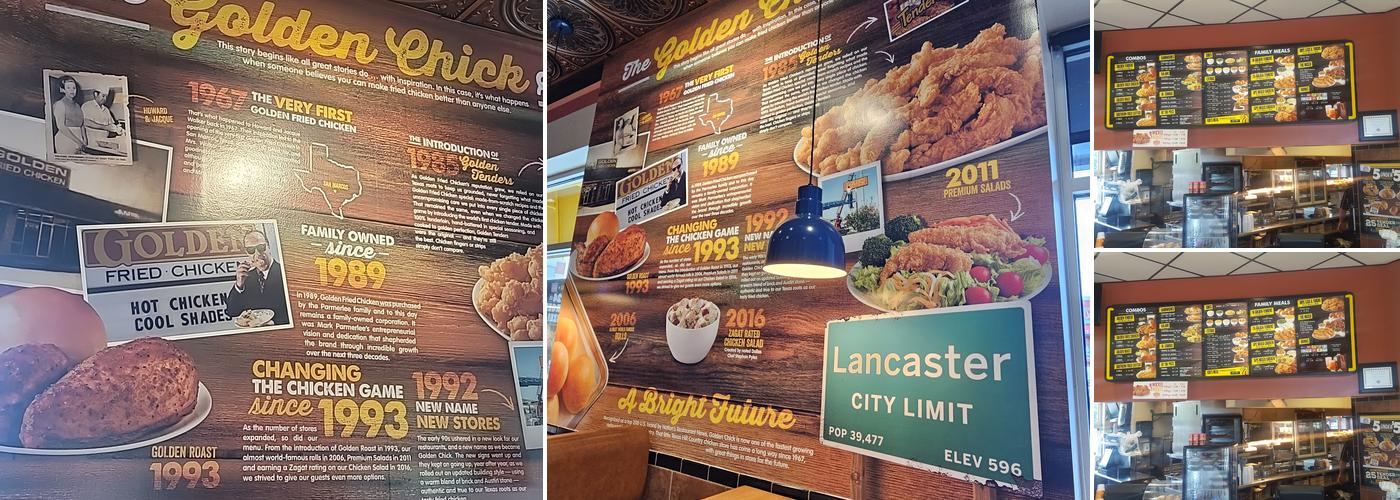 Golden Chick Menu