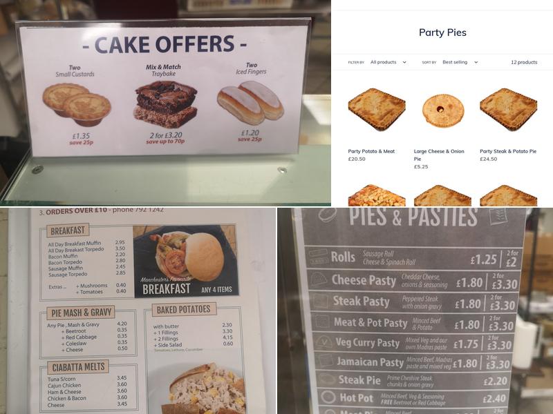 Martins Bakers & Sandwich Makers Menu