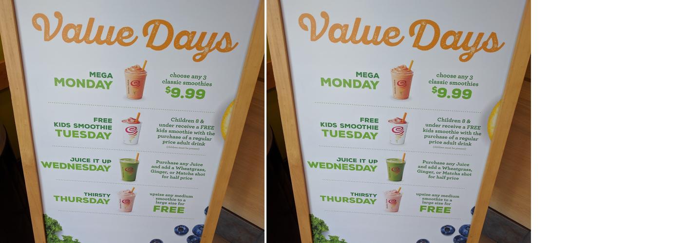 Jamba Menu
