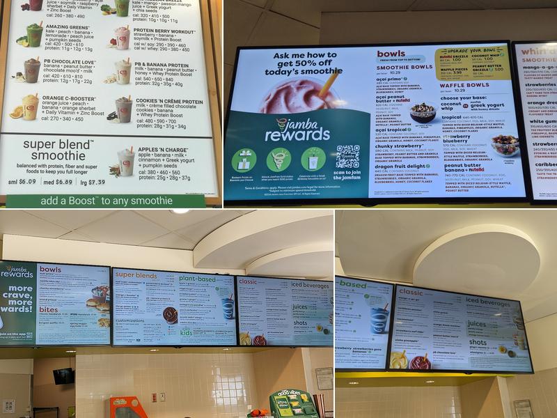 Jamba Menu