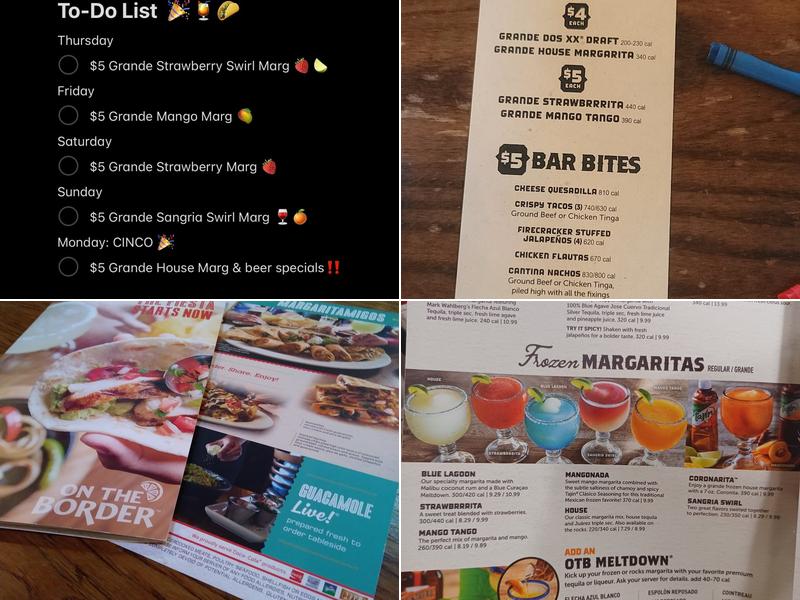 On The Border Mexican Grill & Cantina - Irving Menu