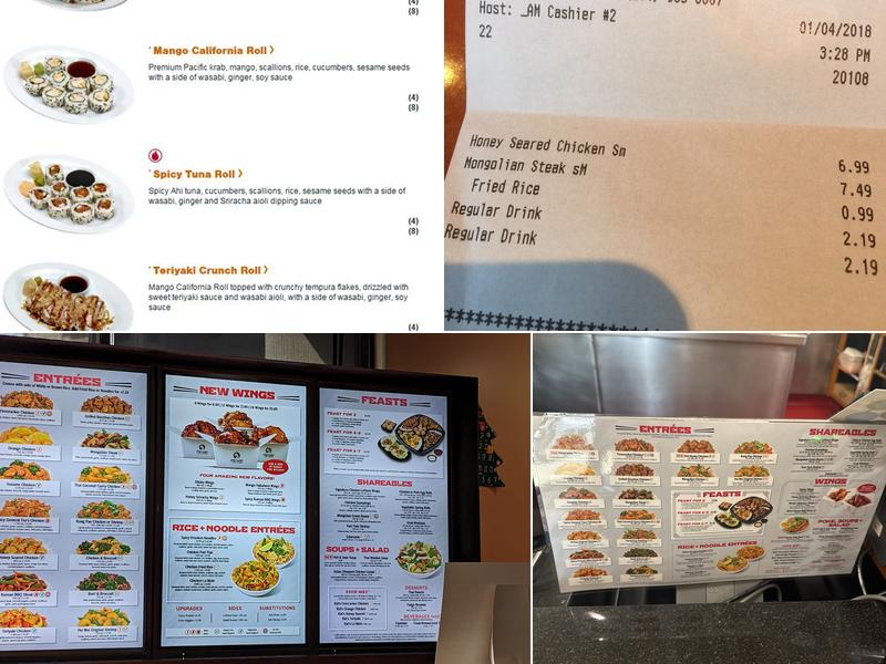 Pei Wei Asian Kitchen Menu