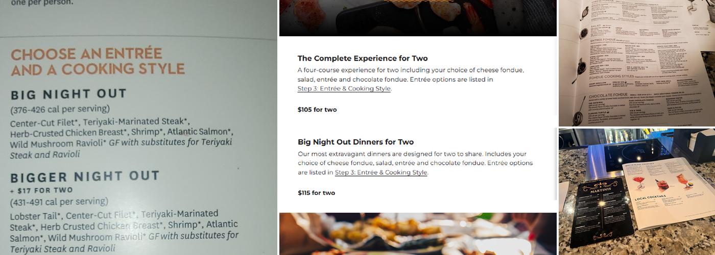 The Melting Pot Menu