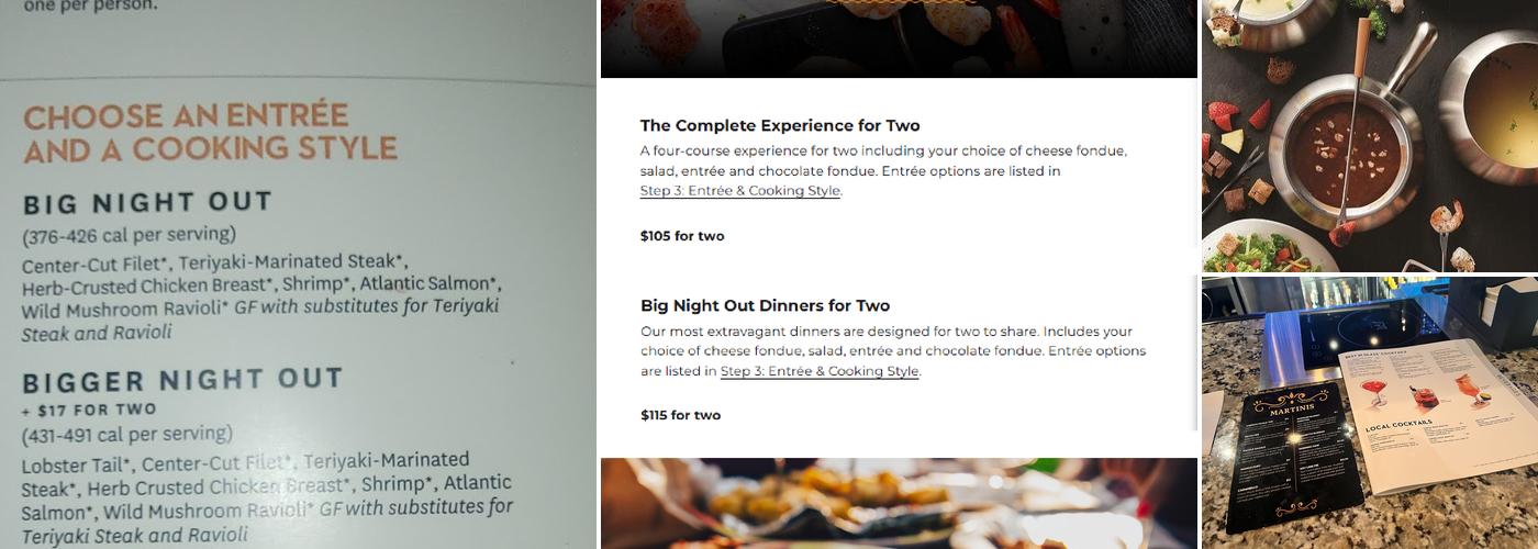 The Melting Pot Menu