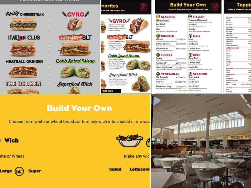 Which Wich Menu