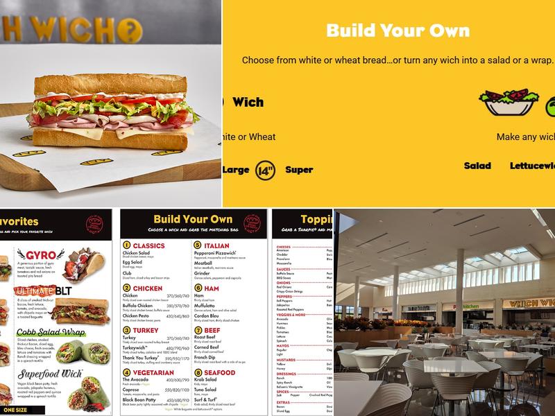Which Wich Menu
