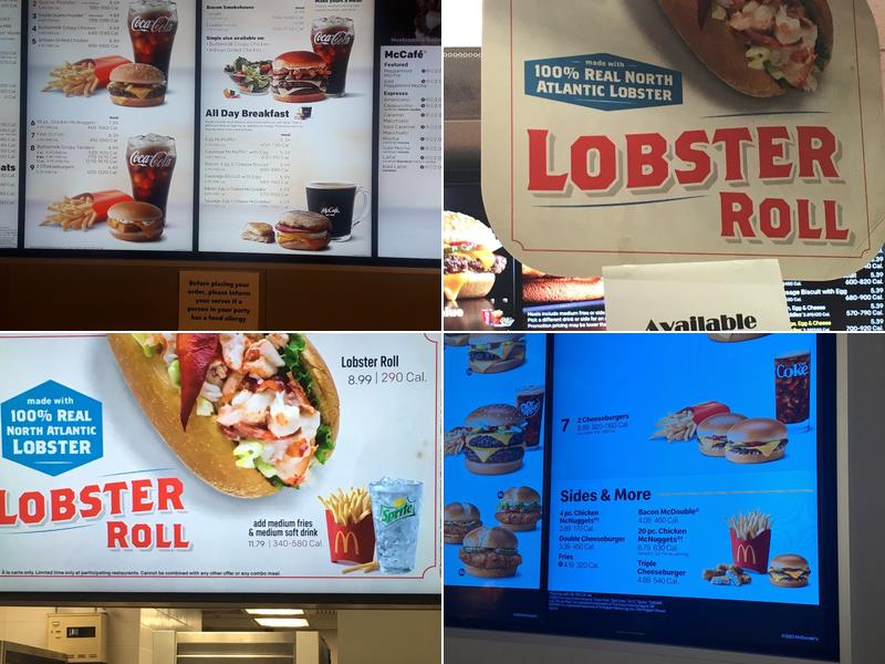 McDonald's Menu
