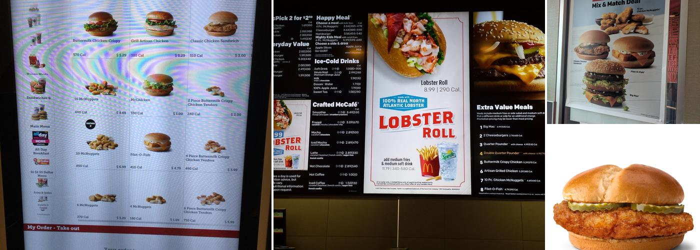 McDonald's Menu