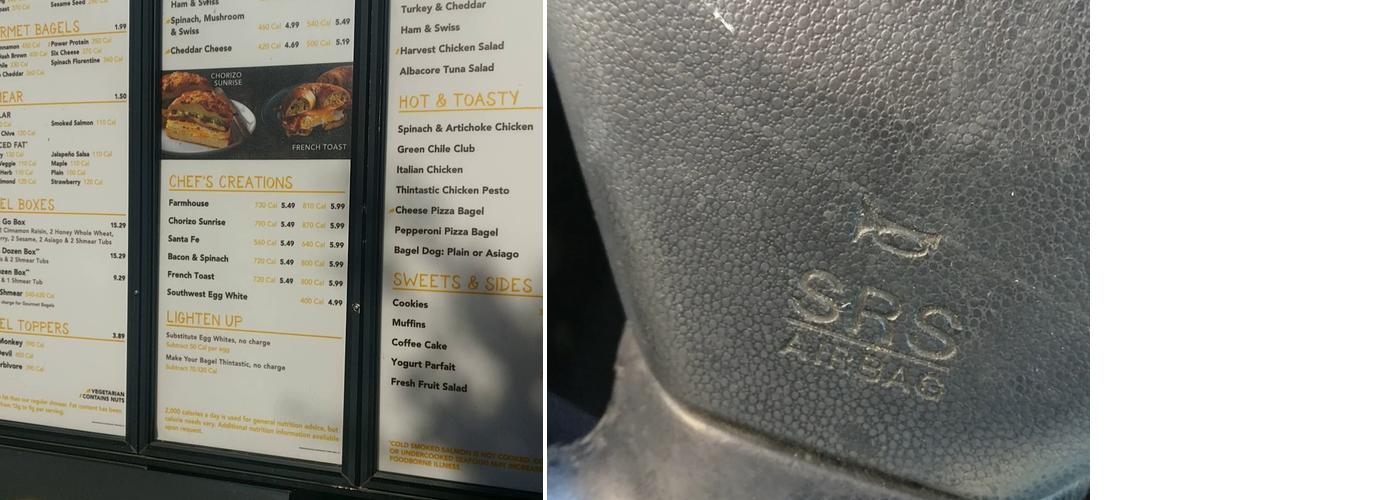 Einstein Bros. Bagels Menu