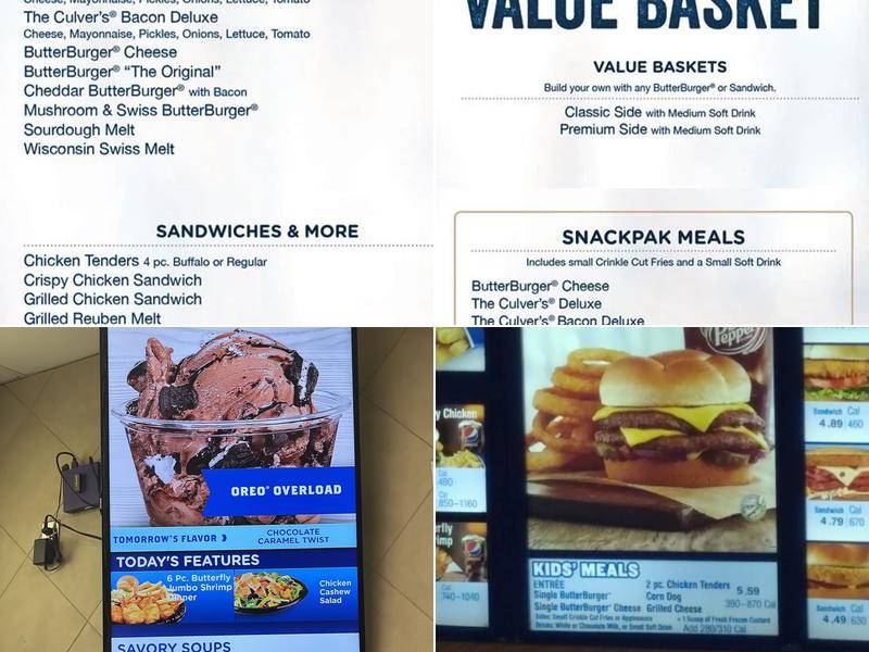 Culver’s Menu