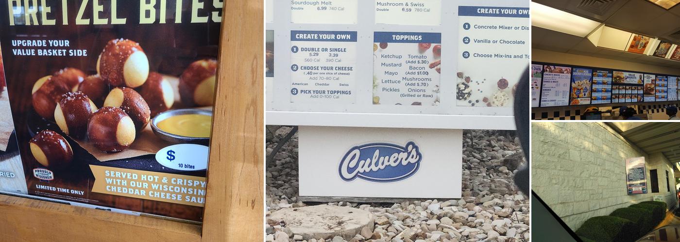 Culver’s Menu