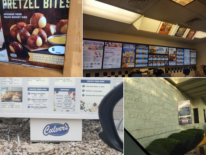 Culver’s Menu
