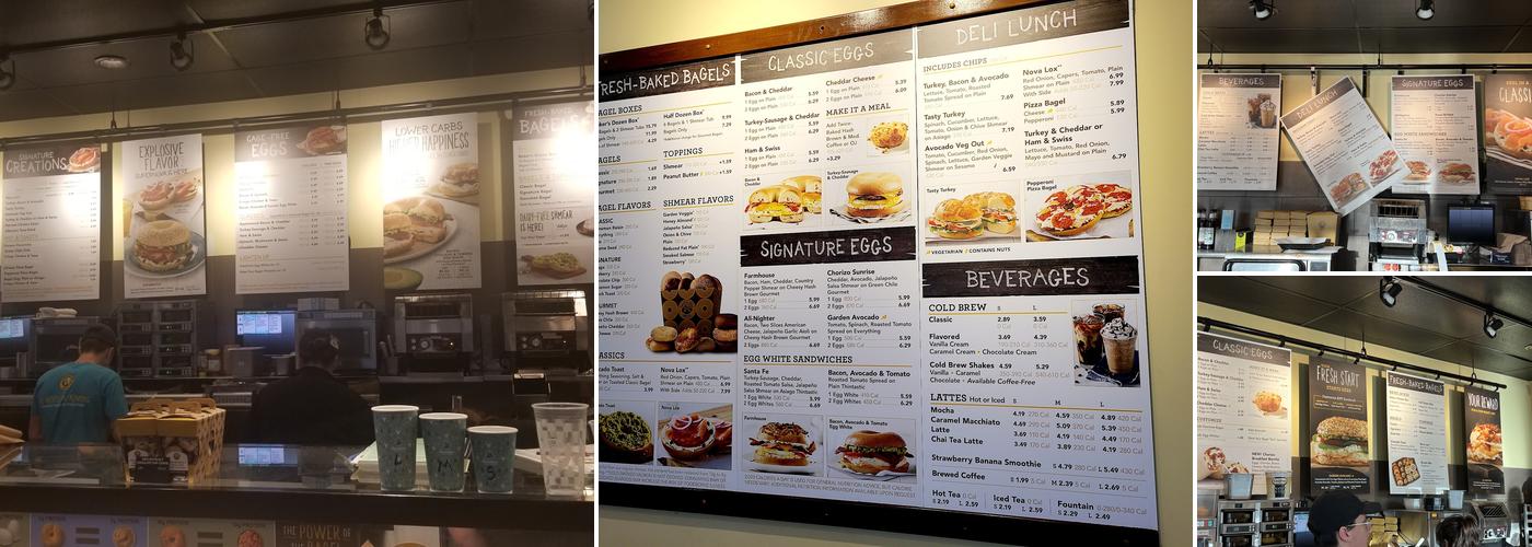 Einstein Bros. Bagels Menu
