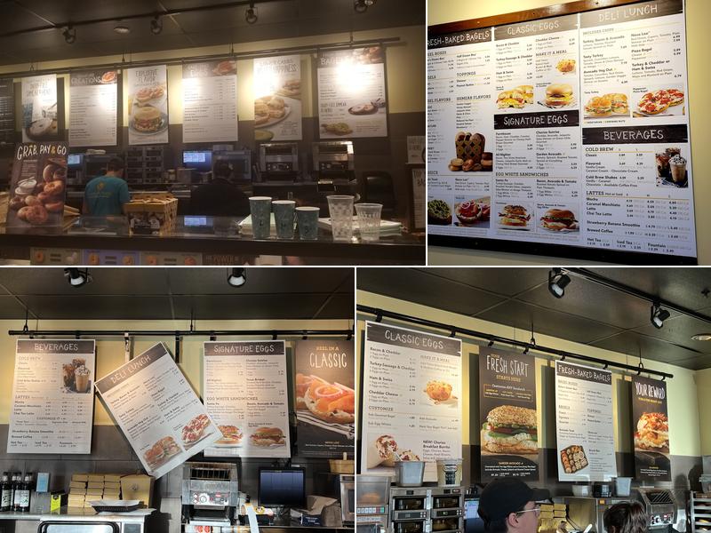 Einstein Bros. Bagels Menu