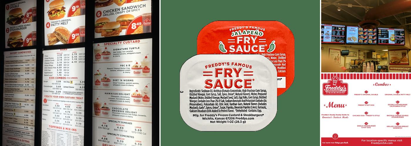 Freddy's Frozen Custard & Steakburgers Menu