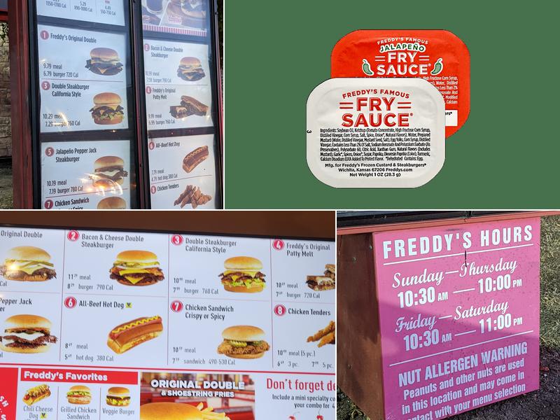 Freddy's Frozen Custard & Steakburgers Menu