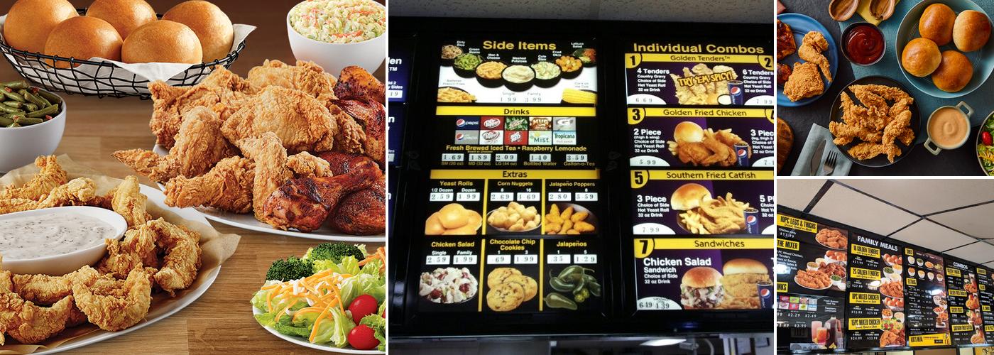 Golden Chick Menu