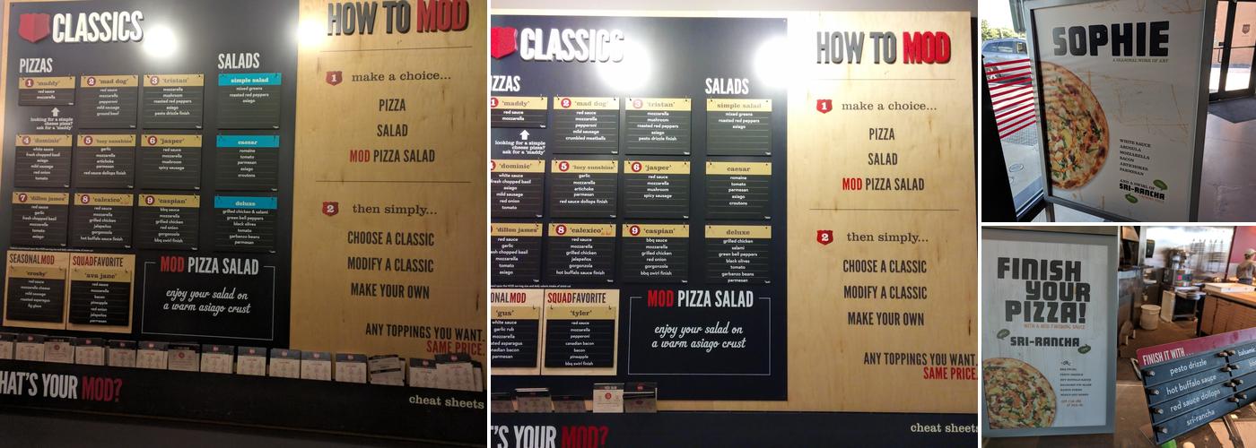 MOD Pizza Menu