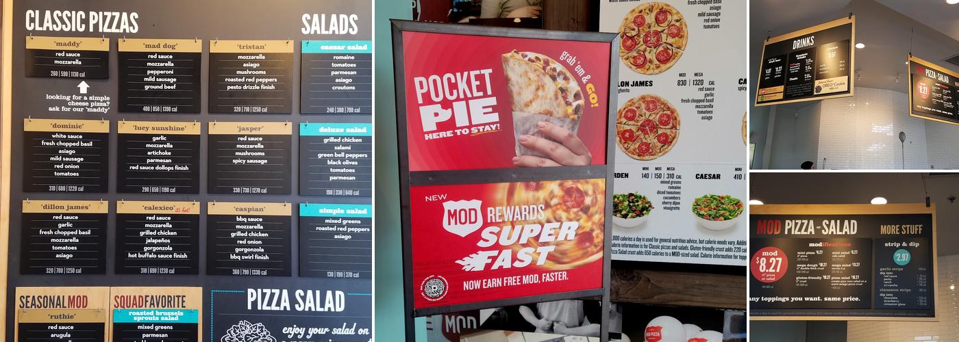 MOD Pizza Menu