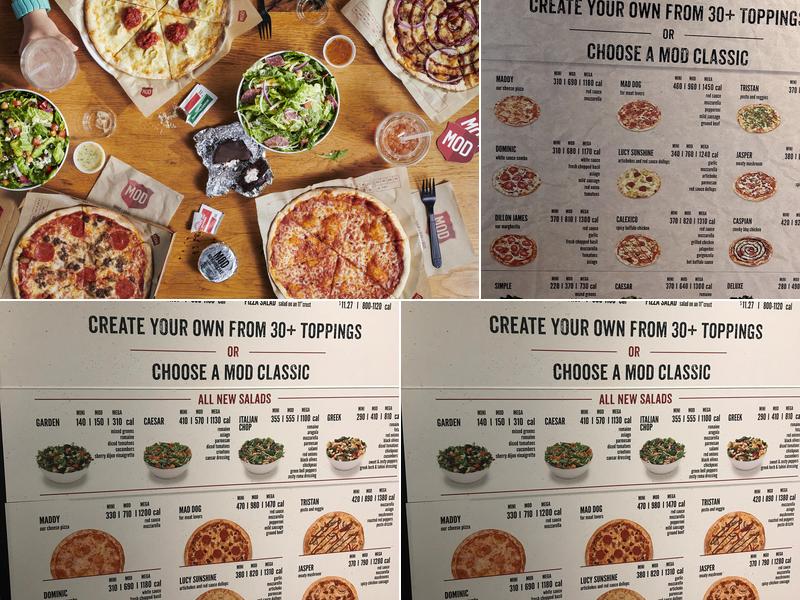 MOD Pizza Menu