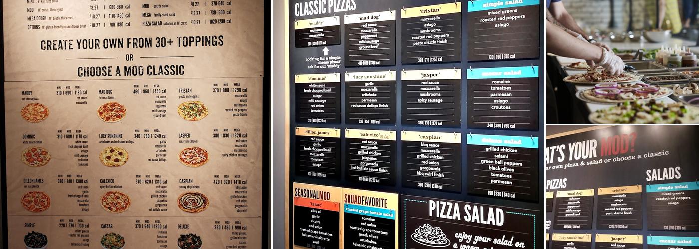 MOD Pizza Menu