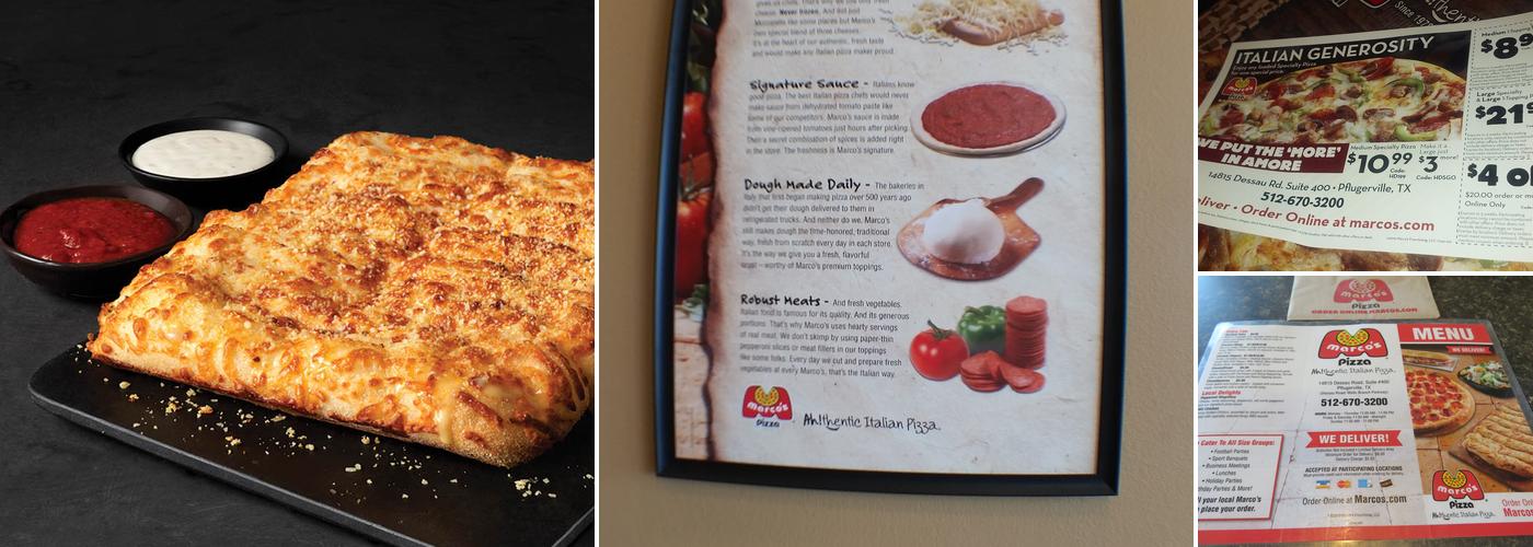 Marco's Pizza Menu