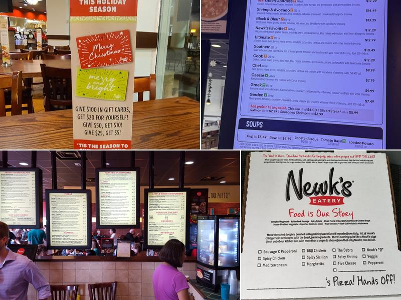 Newk's Eatery Menu