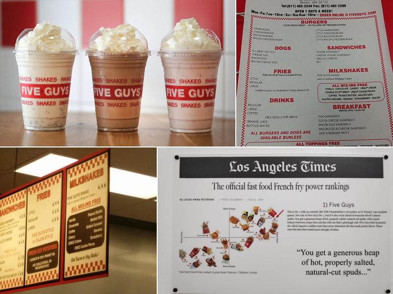 Five Guys Menu