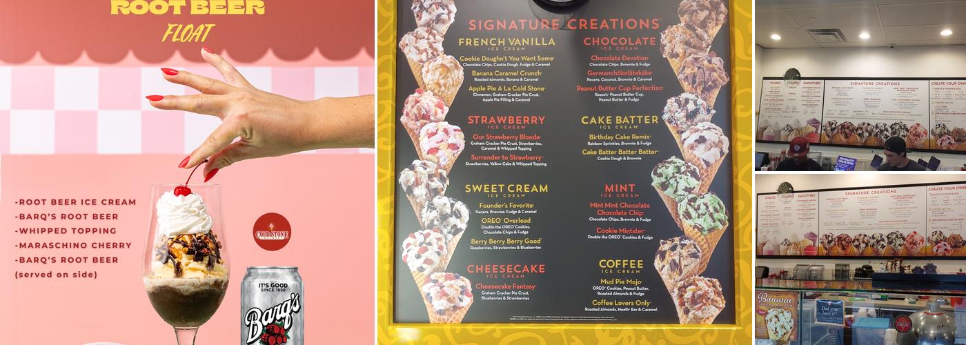 Cold Stone Creamery Menu