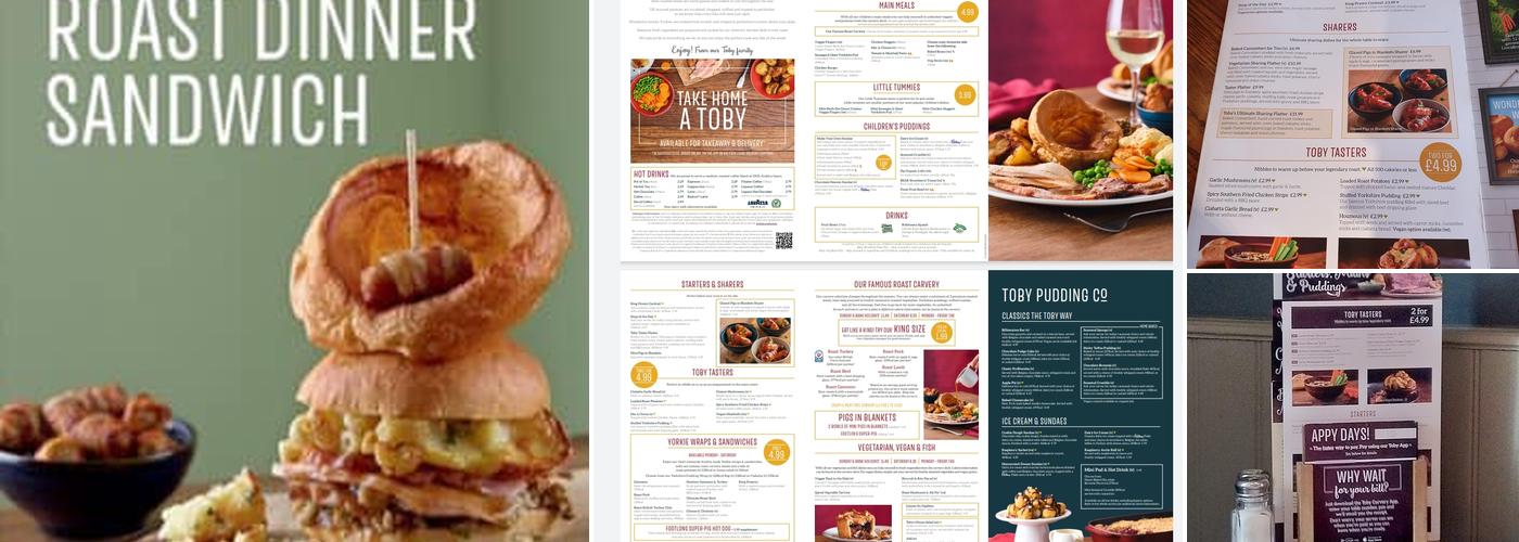 Toby Carvery Bolton Menu