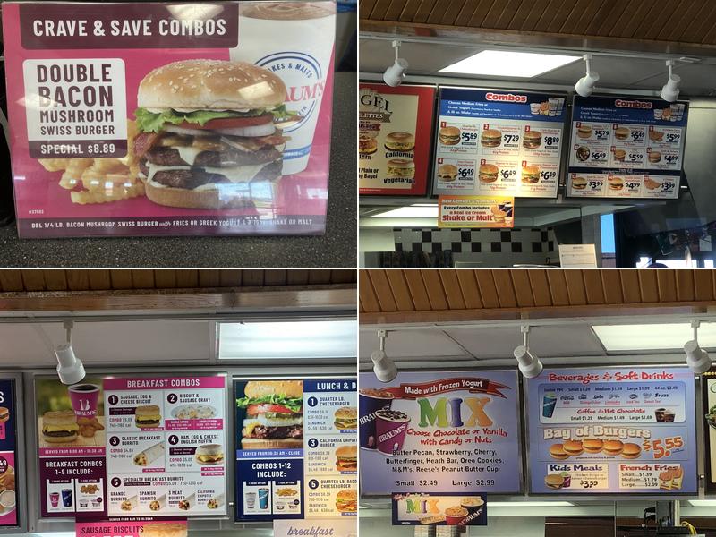 Braum's Ice Cream & Dairy Store Menu