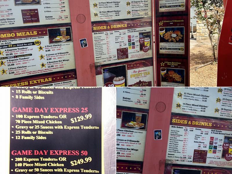 Chicken Express Menu