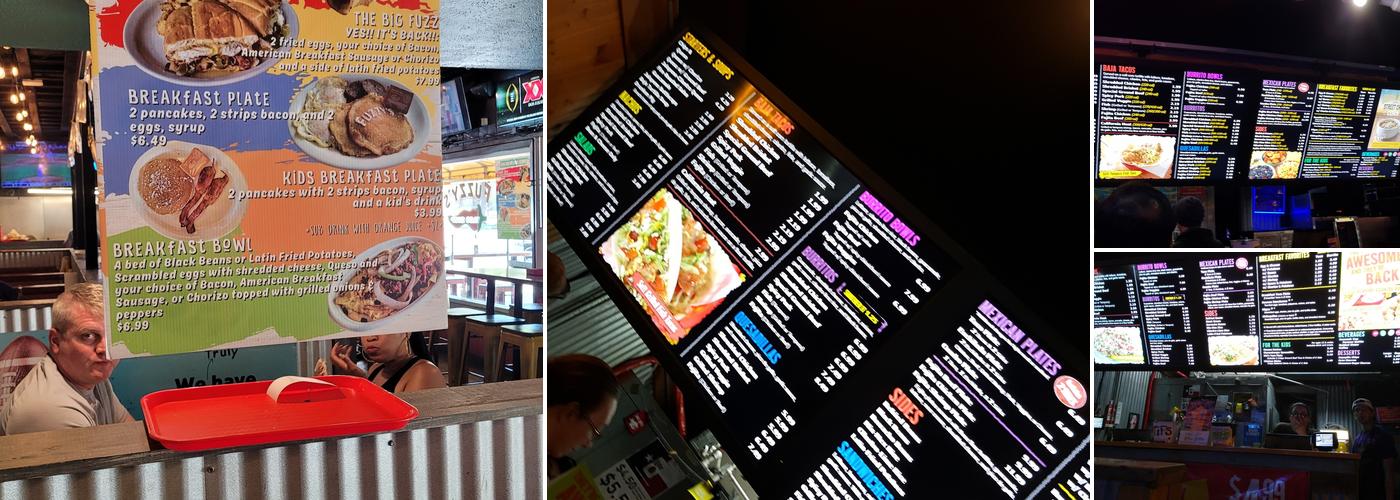Fuzzy's Taco Shop Menu