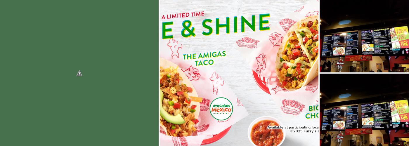 Fuzzy's Taco Shop Menu