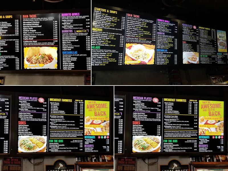 Fuzzy's Taco Shop Menu
