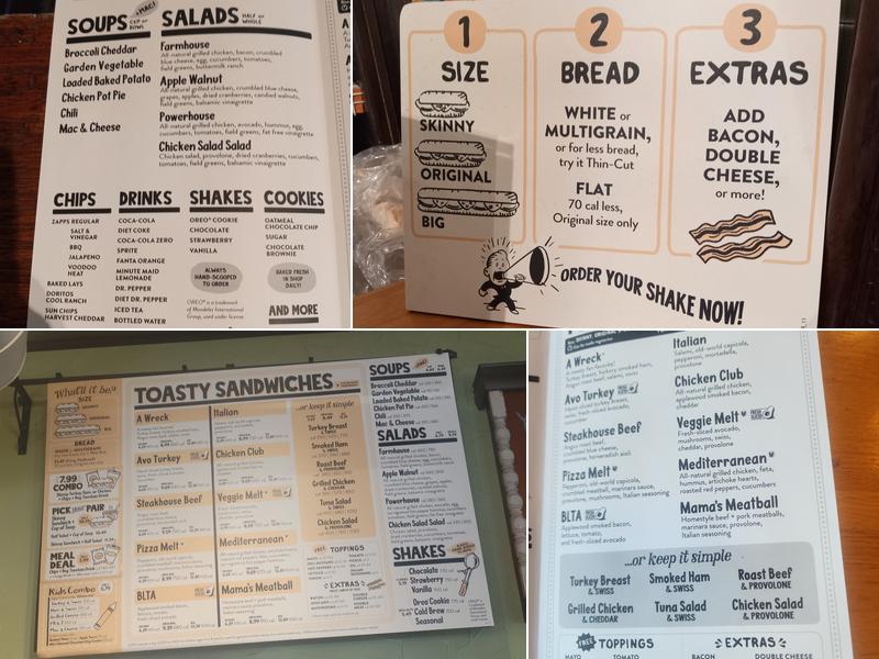 Potbelly Menu