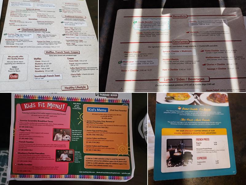 The Original Pancake House Menu
