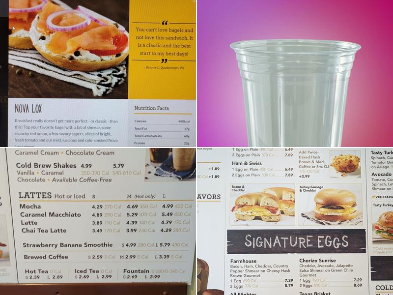 Einstein Bros. Bagels Menu