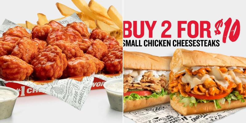 Charleys Cheesesteaks Menu