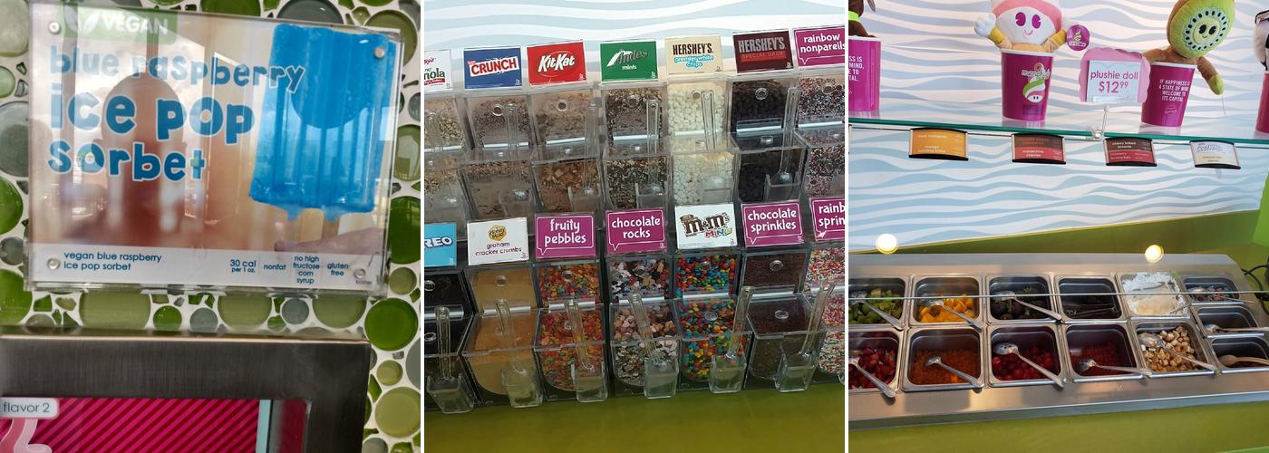 Menchie's Frozen Yogurt Menu